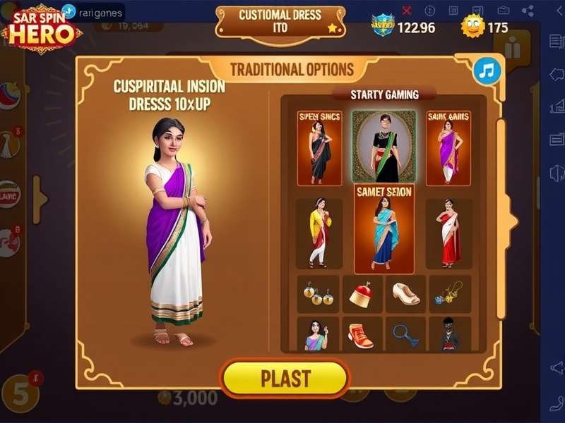 Sari Spin Hero Social Features - Indian Gaming Community