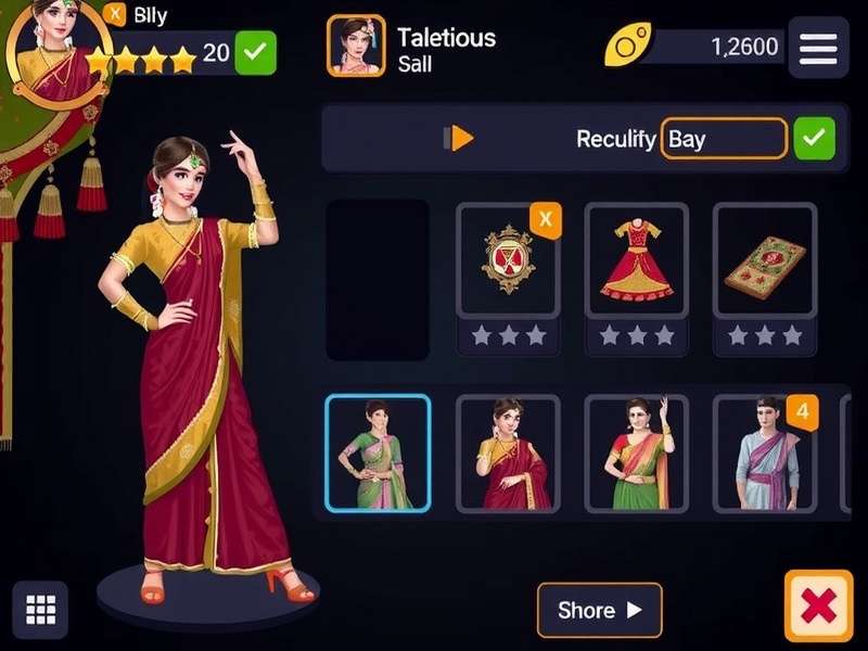 Sari Spin Hero Gameplay - Traditional Indian Dress Up
